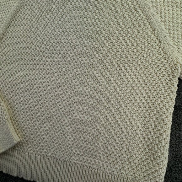 Lauren Ralph Lauren Women XL Ivory Chunky Knit Sweater Pullover Long Sleeve - Picture 9 of 10